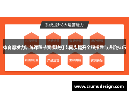 体育爆发力训练课程节奏模块打卡同步提升全程指导与进阶技巧