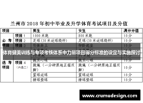 体育健美训练与专项考核体系中力量项目得分标准的设定与实施探讨